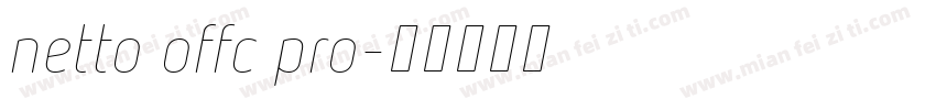 netto offc pro字体转换